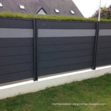 China exterior composite  wpc boards fencing easy install privacy